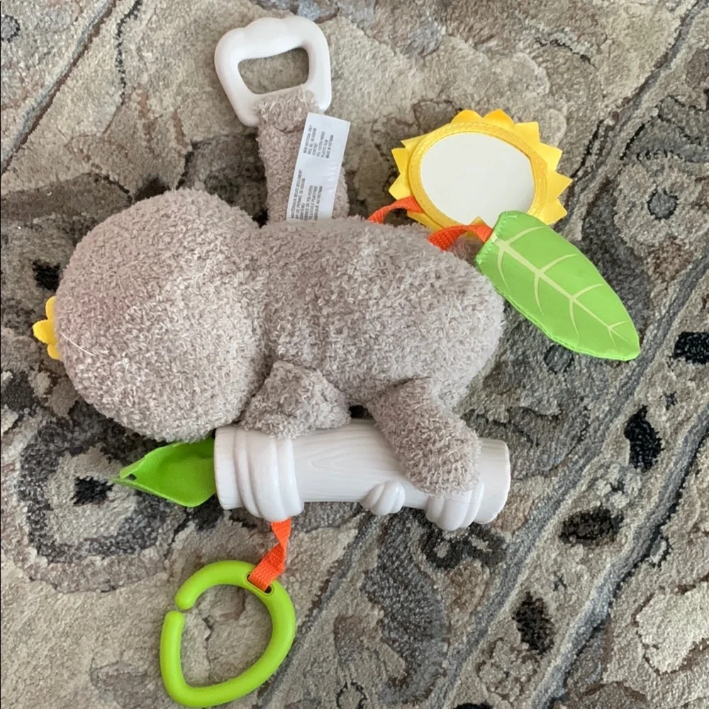 Fisher-Price Sloth Activity Toy with Mirror, Teether, & Vibration